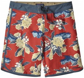 Patagonia - Scallop Hem Stretch Wavefarer Boardshorts Gr 30;32;34;36;38 schwarz/oliv;türkis;blau;rot/grau