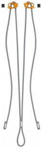 Petzl - Evolv Adjust - Fortbewegungsschlinge Gr 15 cm - 15 - 150 cm grau/weiß