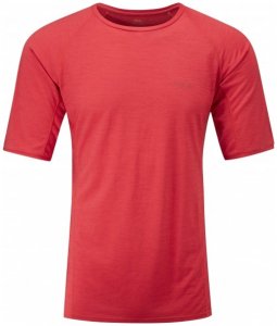 Rab - Merino+ 120 S/S Crew - Merinounterwäsche Gr S rot/rosa