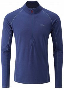 Rab - Merino+ 160 L/S Zip Tee - Merinounterwäsche Gr L blau