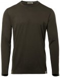 Aclima - Lightwool 180 Crewneck - Merinoshirt Gr L schwarz/oliv