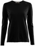 Aclima - Women's Lightwool Undershirt Long - Merinounterwäsche Gr M schwarz