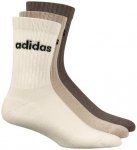 adidas - Cushioned Linear Crew 3-Pack - Multifunktionssocken 37-39 beige