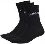 adidas - Cushioned Linear Crew 3-Pack - Multifunktionssocken 34-36 schwarz