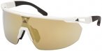adidas eyewear - SP0095 Mirror Cat. 3 + Spare Lens Cat. 1 - Fahrradbrille beige