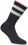 Alpacasocks&Co - Merino Casual Stripes - Multifunktionssocken 45-48 grau