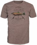 Alprausch - Alpfischer T-Shirt - T-Shirt Gr L;M;S;XL;XXL braun