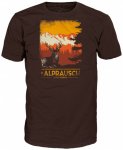 Alprausch - Hirschpark T-Shirt - T-Shirt Gr L;M braun