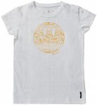 Alprausch - Kid's Alpsmiley Meitli T-Shirt Gr 128 grau