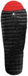 Alvivo - Ibex Light - Daunenschlafsack Gr 215 cm Zip: Left Schwarz/Rot