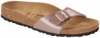 Birkenstock - Women's Madrid BF Metallic - Sandalen 43 - Narrow braun/beige