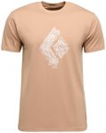 Black Diamond - Engineered Diamond S/S Tee - T-Shirt Gr XL beige