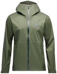 Black Diamond - Fineline Stretch Shell - Regenjacke Gr XL oliv