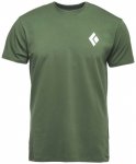 Black Diamond - S/S Equipment For Alpinist Tee - T-Shirt Gr XS oliv