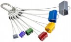 Black Diamond - Wired Hexentrics - Klemmkeil Gr Set 4-10 inkl. Karabiner multico