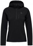 Black Diamond - Women's Coefficient Storm Full Zip Hoody - Fleecejacke Gr L schw