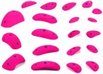 blue pill - Hard Boulder - Klettergriffe Gr XS-XL rosa/weiß