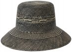 Brixton - Women's Lopez Panama Straw Bucket Hat - Hut Gr L - 60 cm grau