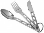 Brunner - Biwak - Besteck-Set Gr Set of 3 Pieces grau