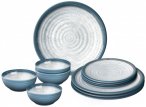 Brunner - Midday - Geschirr-Set Gr 12 Pieces grau