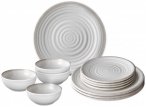 Brunner - Midday - Geschirr-Set Gr 12 Pieces grau