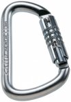 C.A.M.P. - Steel D - Stahlkarabiner grau/schwarz