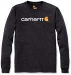 Carhartt - Core Logo L/S - Longsleeve Gr M schwarz