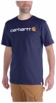 Carhartt - Core Logo S/S - T-Shirt Gr XL blau