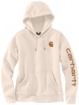 Carhartt - Women's Clarksburg Logo Sleeve Sweatshirt - Hoodie Gr S beige