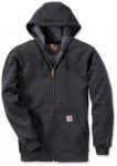 Carhartt - Zip Hooded Sweatshirt - Hoodie Gr XS grau/schwarz