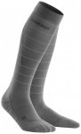 CEP - Women's Reflective Socks - Kompressionssocken  II;III;IV grau/schwarz;rosa