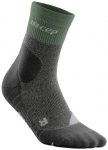 CEP - Women's The Run Socks Mid Cut - Laufsocken  II grau
