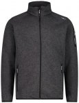 CMP - Jacket Jacquard Knitted 3H60747N - Fleecejacke Gr 48 grau