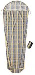 Cocoon - MummyLiner Cotton - Reiseschlafsack Gr 241 x 90/56 cm  Beige/Grau