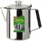 Coghlans - Edelstahlkanne Coffee Pot - Topf Gr 9 Tassen grau