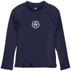 Color Kids - Kid's T-Shirt L/S Solid - Lycra Gr 122 blau