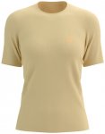 Compressport - Women's Performance S/S T-Shirt - Laufshirt Gr XS beige