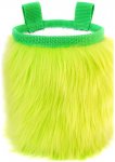 Crafty Climbing - Furry Chalk Bag - Chalkbag gelb/grün