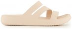 Crocs - Women's Getaway Strappy - Sandalen US W6 beige/weiß