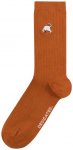 DEDICATED - Rib Socks Knivsta Dog Pose - Multifunktionssocken 36-40 braun