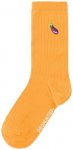 DEDICATED - Rib Socks Knivsta Eggplant - Multifunktionssocken 36-40 orange