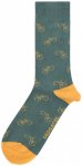 DEDICATED - Socks Sigtuna Bike Pattern - Multifunktionssocken 36-40 oliv