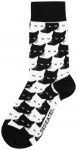 DEDICATED - Socks Sigtuna Pepita Cats - Multifunktionssocken 36-40 schwarz