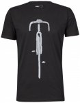 DEDICATED - T-Shirt Stockholm Bike Front - T-Shirt Gr S schwarz