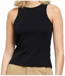 DEDICATED - Women's Rib Top Valdermarsvik - Top Gr XL schwarz/beige