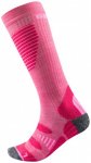 Devold - Cross Country Kid Sock - Skisocken 25-27 rosa