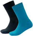 Devold - Kid's Daily Merino Medium Sock 2-Pack - Multifunktionssocken 28-30 blau