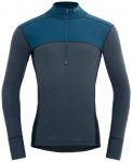 Devold - Lauparen Merino 190 Zip Neck - Merinounterwäsche Gr L blau