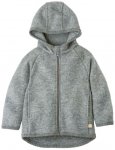 disana - Kid's Walk-Jacke Zipp - Wolljacke Gr 110/116 grau