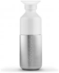Dopper - Dopper Steel - Trinkflasche Gr 1100 ml grau/weiß